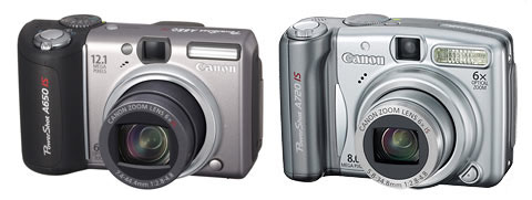 Canon PowerShot A650 IS & A720 IS
