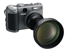 Nikon Coolpix P5000 + конвертерный объектив